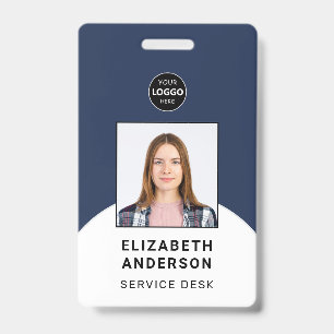 Personalised Business Logo Employee Photo ID Badge