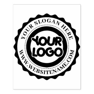 Personalised Business Logo Large Rubber Stamp