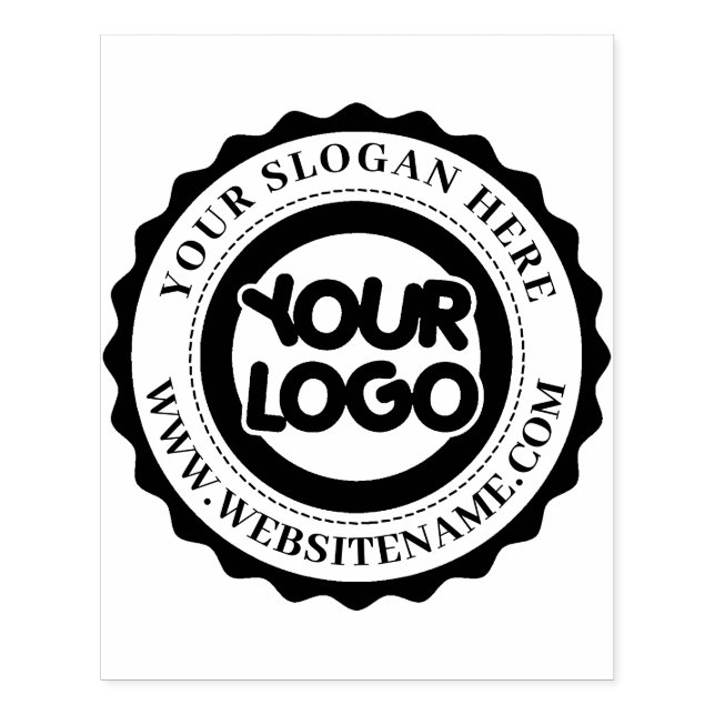 Personalised Business Logo Large Rubber Stamp (Imprint)