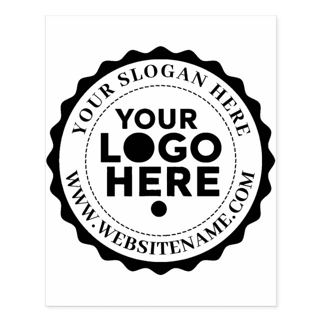 Personalised Business Logo Large Rubber Stamp (Imprint)