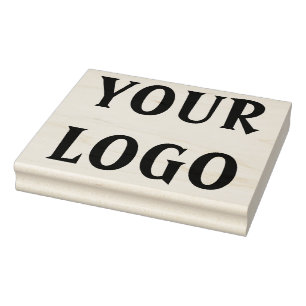 Personalised Business Logo Large Stationery Rubber Stamp
