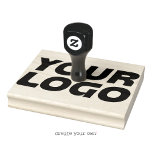 Personalised Business Logo Large Stationery Rubber Stamp<br><div class="desc">Personalised Business Logo Large modern rubber stamp template. A bold and sharp company gift idea for promotion,  marketing,  office and custom stationery. No minimum.</div>