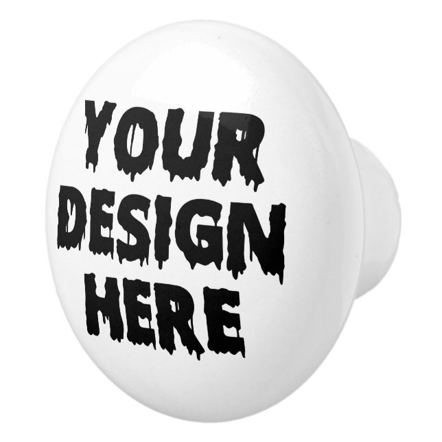 Personalised Business Logo Moving In Gift Custom Ceramic Knob (Right)