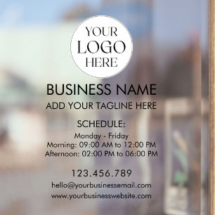 Personalised Business Logo Name Schedule Modern
