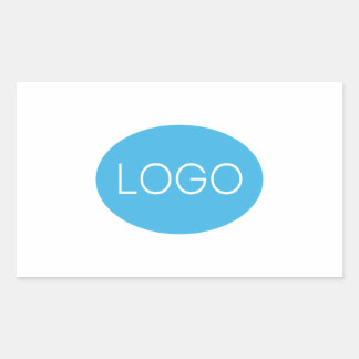 Personalised Business Logo Rectangular Sticker