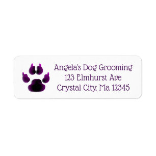 Personalised Business Logo Return Mailing Label