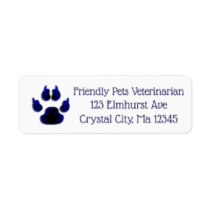 Personalised Business Logo Return Mailing Label