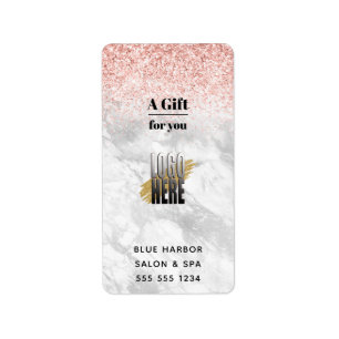 Personalised Business Logo Sanitizer  Label