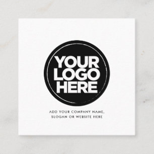Personalised Business Logo Square Business Card