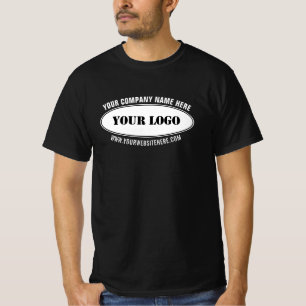 Personalised Business Logo Text Company T-Shirt