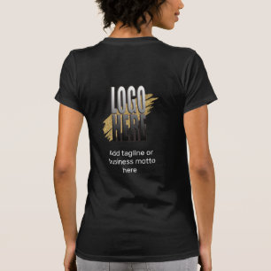 Personalised Business Logo with Text Employee T-Shirt