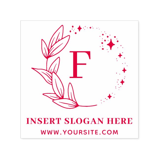 Personalised Business Monogram Self-inking Stamp (Design)