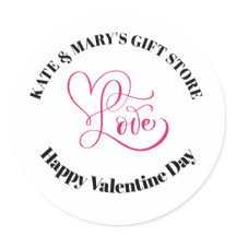 Personalised Business Name Happy Valentine's Day