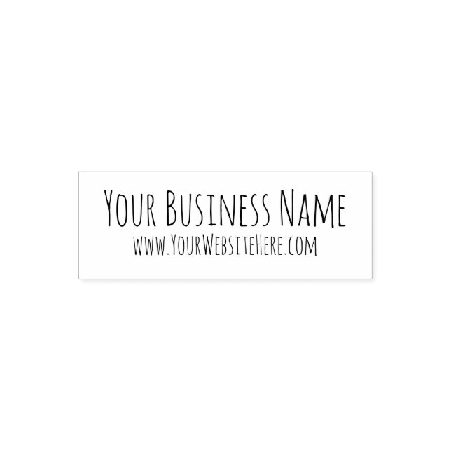 Personalised business name website stamp (Design)