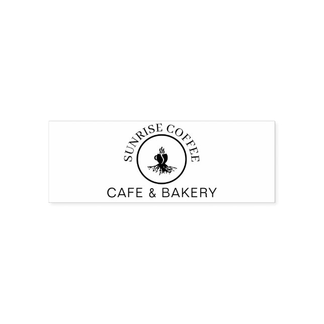 Personalised business packaging Logo branding  Self-inking Stamp (Design)