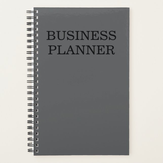 Personalised Business Planner (Front)