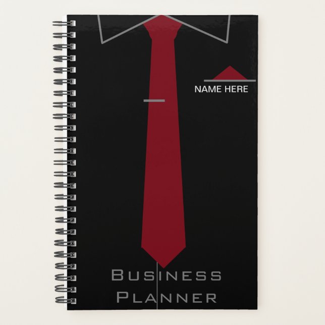 Personalised Business Planner with Custom Name (Front)