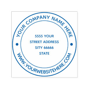 Personalised Business Professional Company Address Self-inking Stamp