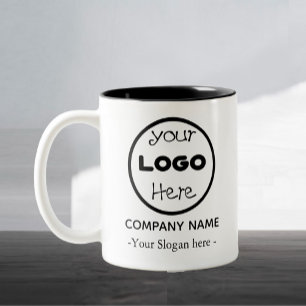 Personalised Business Promotion Logo Two-Tone Coffee Mug
