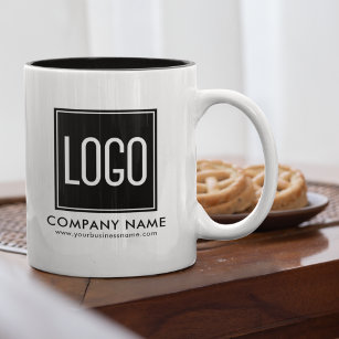 Personalised Business Promotional Logo Two-Tone Coffee Mug