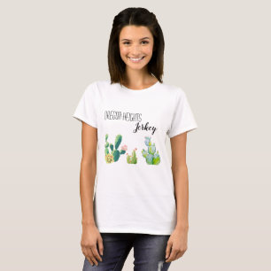 Personalised Business T-Shirt Bohemian Cactus Succ