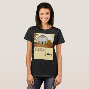 Personalised Business T-Shirt Sunset Barn Country