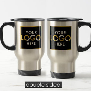 Personalised Business Your Logo Here Promotional Travel Mug