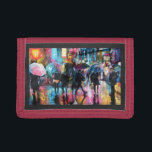 Personalised Busy Streets Trifold Wallet<br><div class="desc">Personalised Busy Streets Trifold Wallet</div>