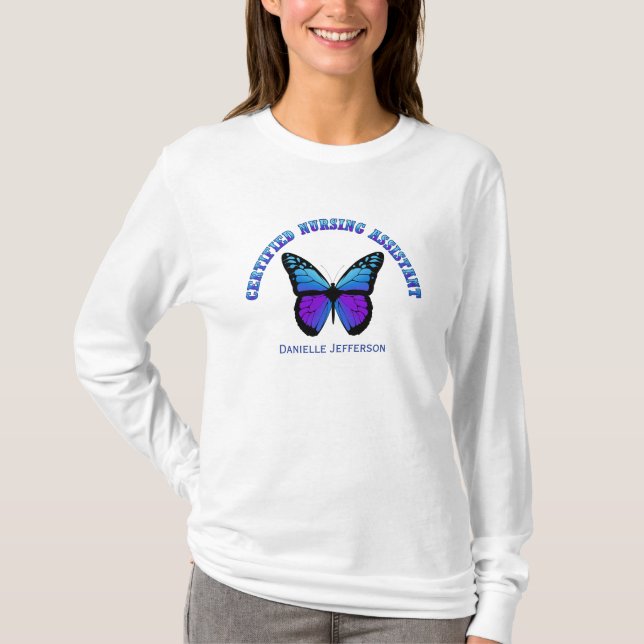 Personalised: Buttefly: CNA T-Shirt (Front)