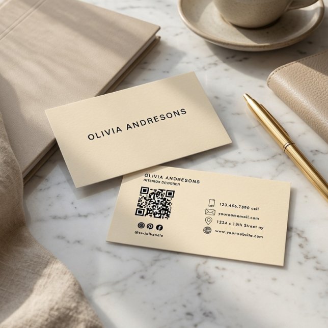 Personalised Buttercream| Custom  Business Card (Creator Uploaded)
