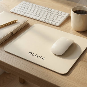 Personalised Buttercream Custom Name Mouse Pad