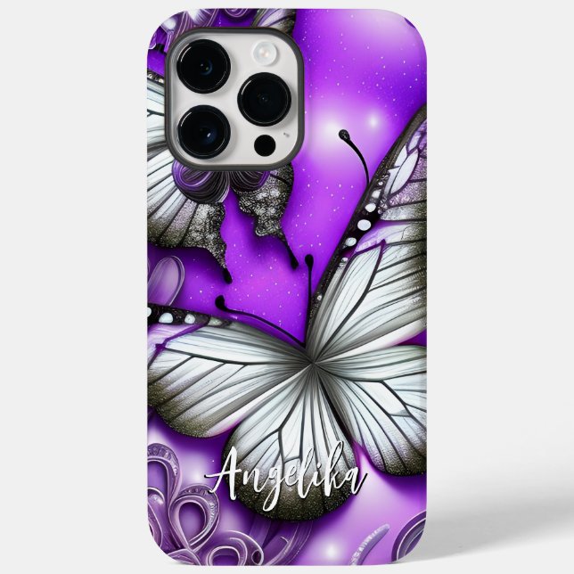 Personalised Butterfly Case-Mate iPhone Case (Back)