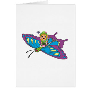 Personalised Butterfly Girl