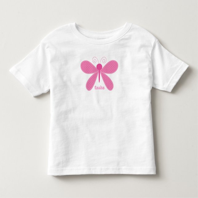Personalised Butterfly Kids T-Shirt (Front)