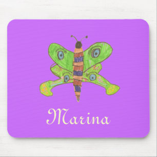 Personalised butterfly mousepad