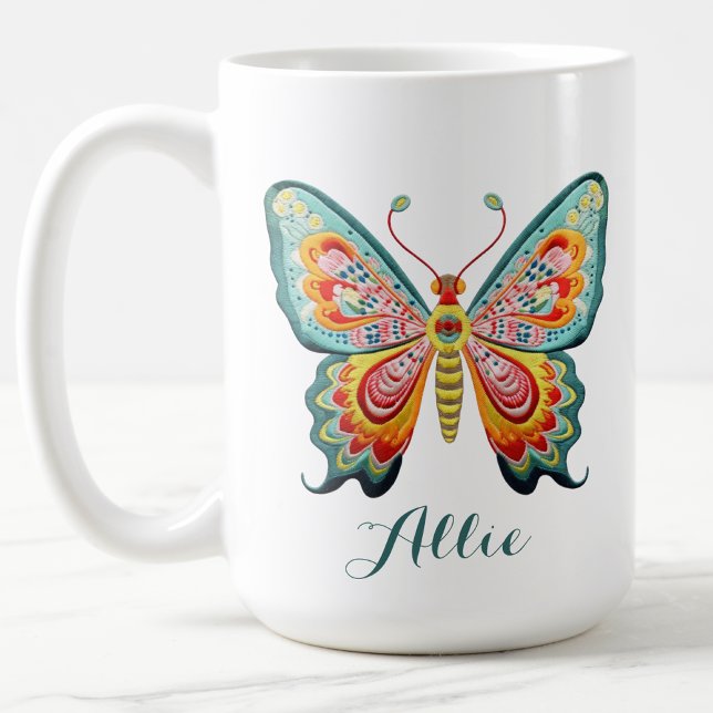 Personalised Butterfly Mug (Creator Uploaded)