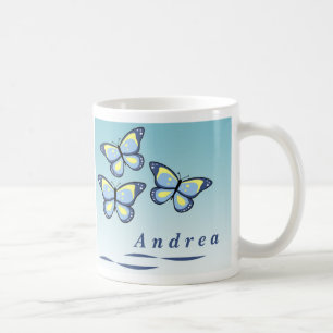 Personalised Butterfly Mugs