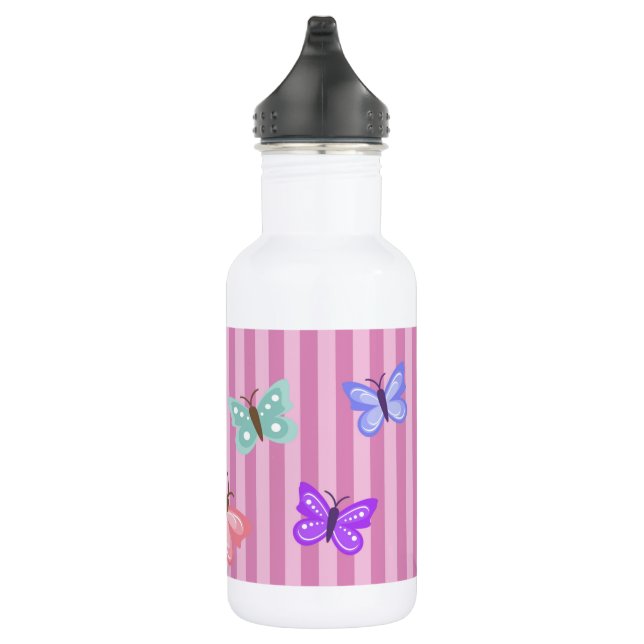 Personalised Butterfly Water Bottle (Right)