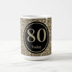 Personalised by year special birthday mug 80th