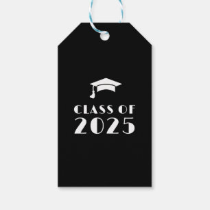 Personalised C and White Graduation  Gift Tags