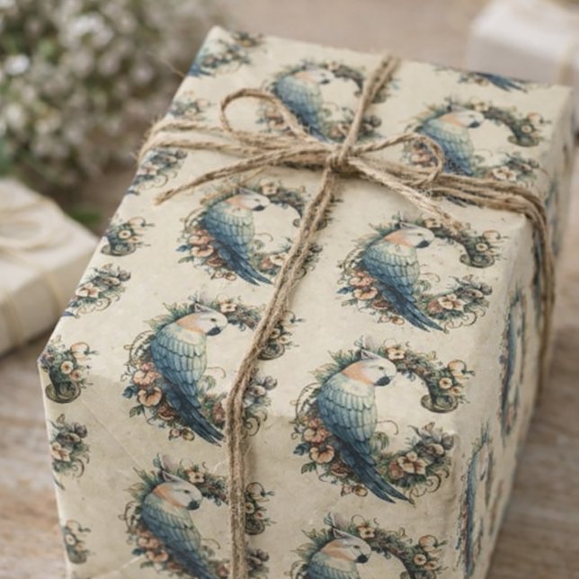 Personalised ‘C’ Cockatoo Wrapping Paper  (Creator Uploaded)
