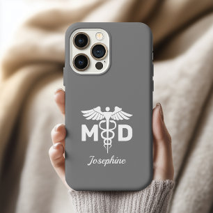Personalised Caduceus Phone Case Gift Doctor