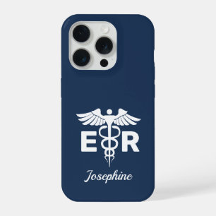 Personalised Caduceus Phone Case Gift for ER Nurse