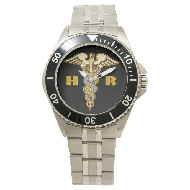 Personalised Caduceus (v1) Watch (Front)