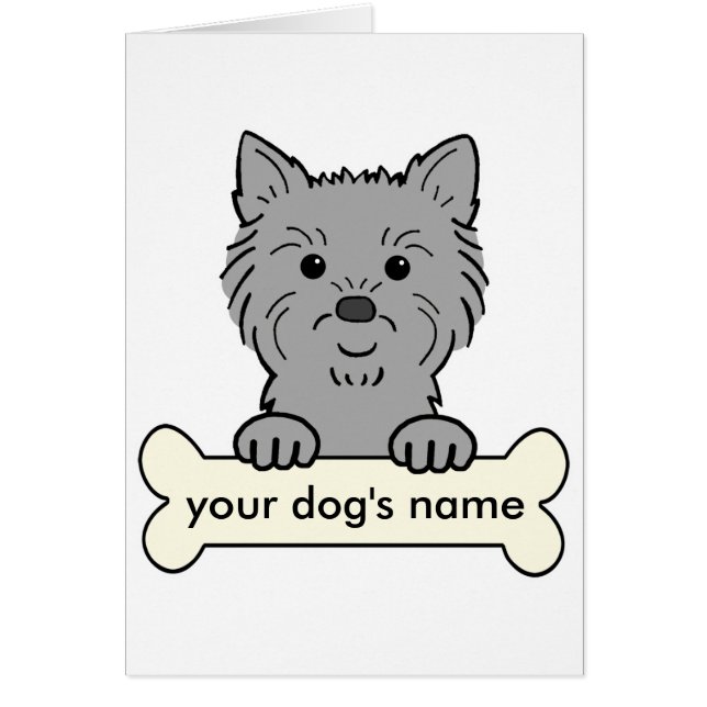 Personalised Cairn Terrier (Front)