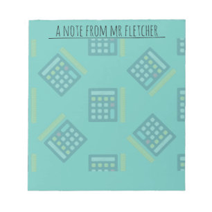 Personalised Calculators Math Post-it Notes