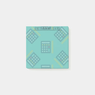Personalised Calculators Math Post-it Notes