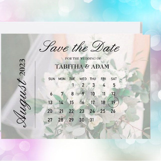 personalised calendar "save the date" invitation (Creator Uploaded)