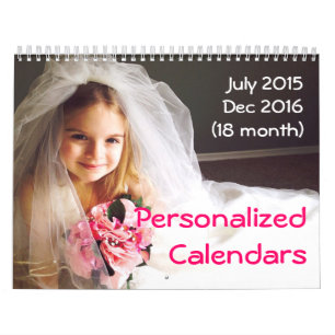 Personalised Calendars 2015-2016 18 Month Calendar