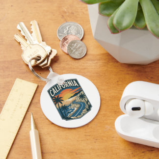 Personalised California Keychain